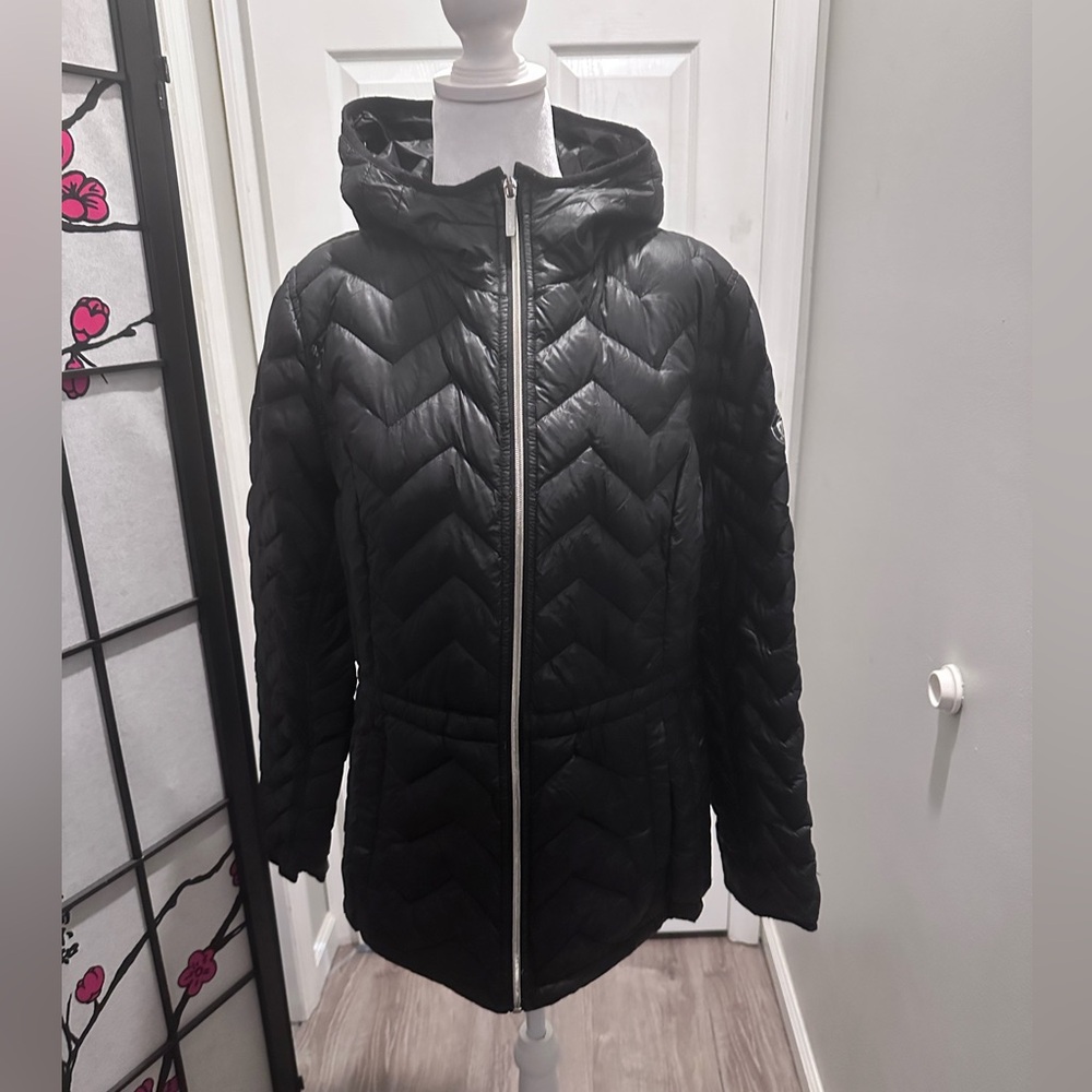 Michael Kors Packable Down Jacket Black Size L